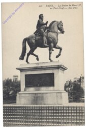 ak156212 Paris, La Statue de Henri IV