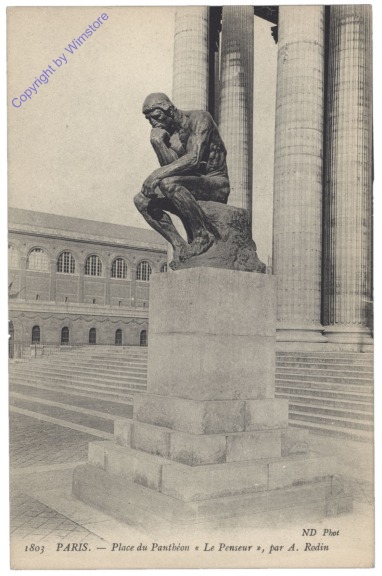 Paris, Le Penseur, Place du Pantheon