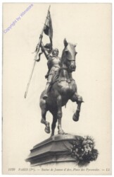 Paris, Statue de Jeanne d'Arc, Place des Pyramides