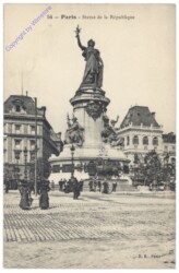 ak156217 Paris, Statue de Republique