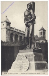 ak156221 Paris, Statue du Chevalier de la Barre