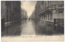 Paris, Inondations de Paris (Janvier 1910), La Rue de Lille