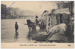 Paris, Crue de la Seine 1924, Sauvetage des Marchandises