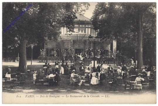 Paris, Bois de Boulogne, Le Restaurant de la Cascade