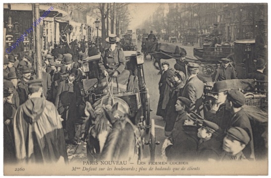 Paris, Les Femmes Cocher