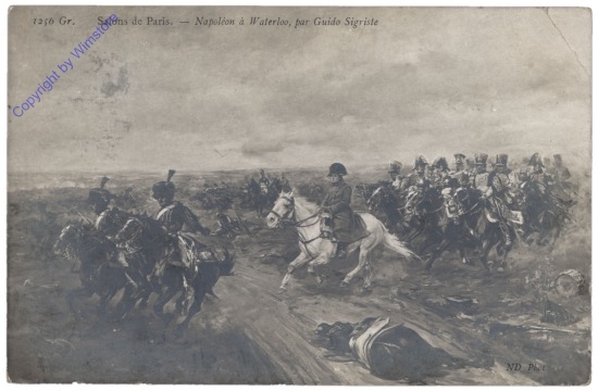 ak156283 Paris, Salons de Paris, Napoleon a Waterloo