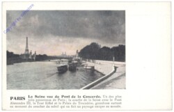ak156290 Paris, La Seine vue du Pont de la Concorde