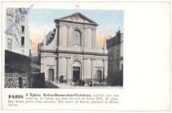 Paris, L'Eglise Notre-Dame-des-Victoires