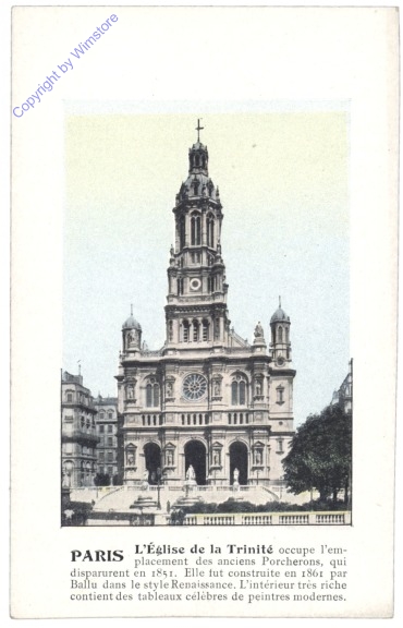 ak156311 Paris, L'Eglise de la Trinite