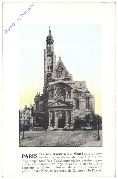 ak156313 Paris, Saint-Etienne-du-Mont