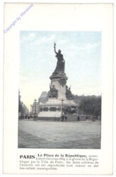 Paris, La Place de la Republique