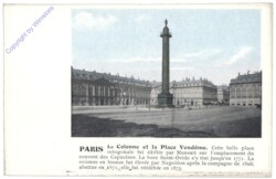 ak156315 Paris, La Colonne et la Place Vendome