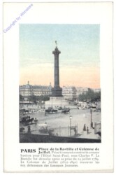 Paris, Place de la Bastille et Colonne de Juillet