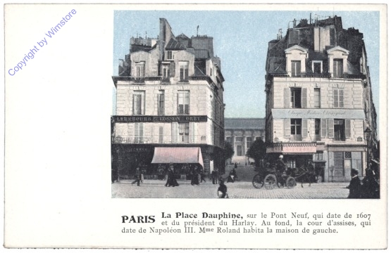 ak156318 Paris, La Place Dauphine