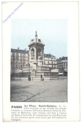 Paris, La Place Saint-Sulpice