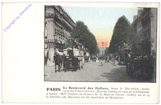 ak156325 Paris, La Boulevard des Italien