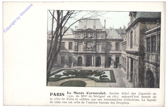 ak156332 Paris, Le Musee Carnavalet