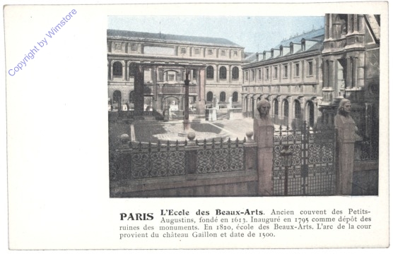 Paris, L'Ecole des Beaux-Arts