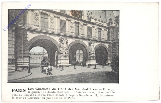 Paris, Les Guichets du Pont des Saints-Peres