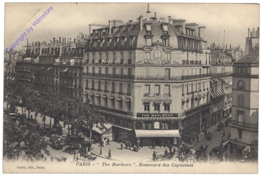 Paris, '"The Marlboro", Boulevard des Capucines