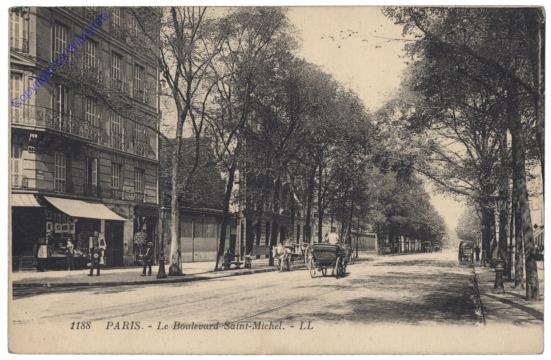ak156357 Paris, Le Boulevard Saint-Michel