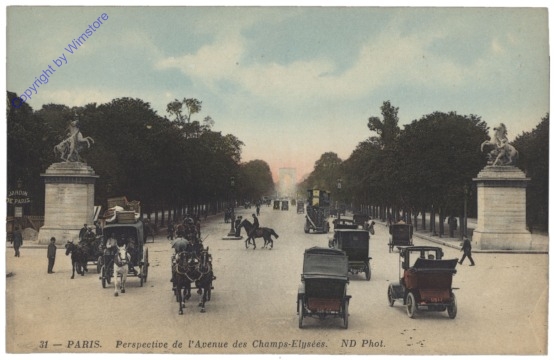 Paris, Perspective de l'Avenue des Champs-Eglysees