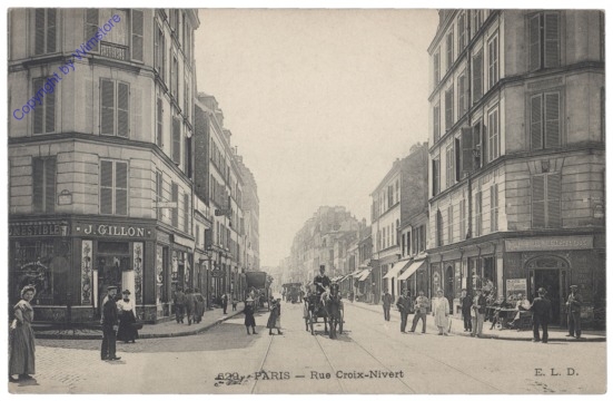 Paris, Rue Croix-Nivert