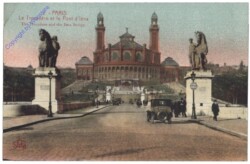 Paris, Le Trocadero et le Pont d'Iena