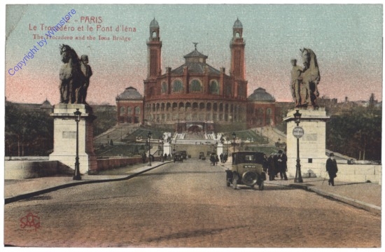 Paris, Le Trocadero et le Pont d'Iena