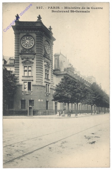 Paris, Ministere de la Guerre