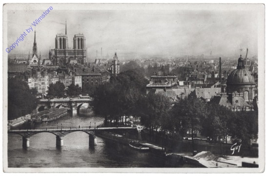 Paris, Perspective sur l'Ile de la Cite