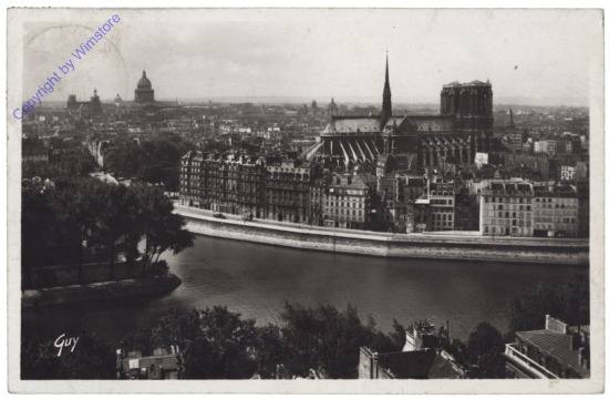 Paris, Perspective sur Notre-Dame