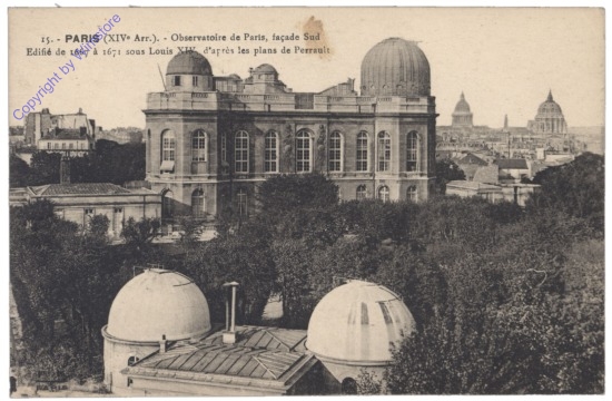 Paris, Observatoire de Paris, facade sud