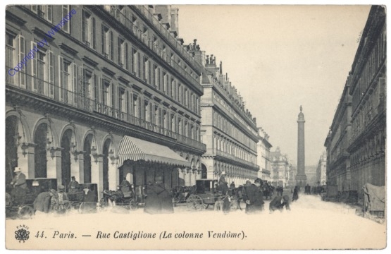 Paris, Rue Castiglione