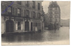 Paris, Inondations de Paris (Janvier 1910), Quai aux Fleurs