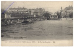 Paris, Inondations de Paris (Janvier 1910), Le Pont des Invalides