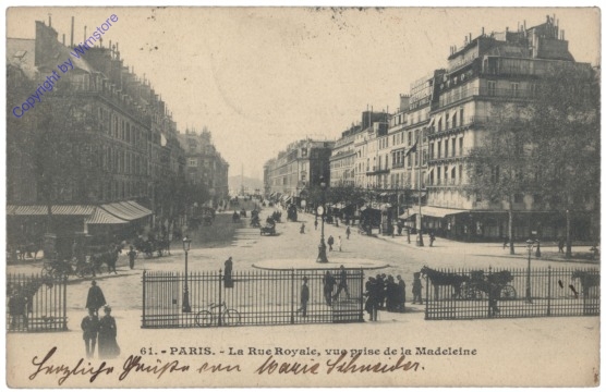 ak156449 Paris, La Rue Royale