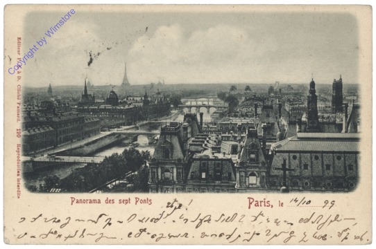 Paris, Panorama des sept Ponts
