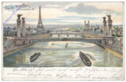ak156463 Paris, Vue du Pont Alexandre III