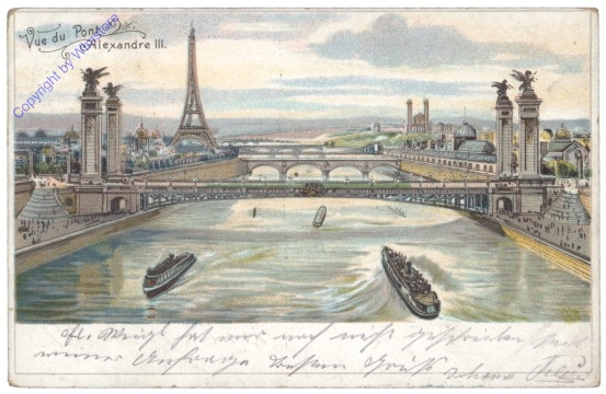 ak156463 Paris, Vue du Pont Alexandre III