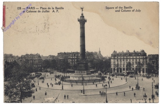 Paris, Place de la Bastille et Colonne de Juillet