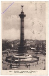 Paris, Place de la Bastille et Colonne de Juillet