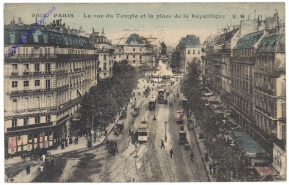ak156495 Paris, La rue du Temple