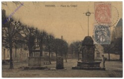 ak156536 Provins, Place du Chatel