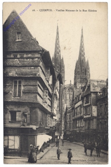 ak156540 Quimper, Vieilles Maisons de la Rue Kereon