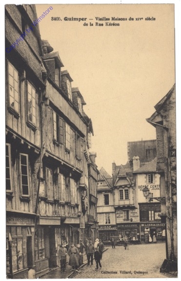 ak156544 Quimper, Vieilles Maisons du XIVe siecle de la Rue Kereon