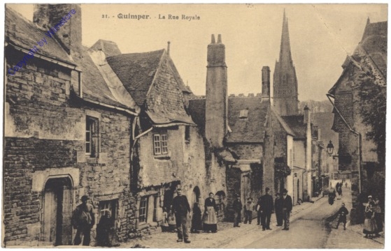 ak156545 Quimper, La Rue Royale