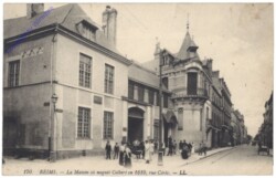Reims, La Maison bu naquit Colbert en 1619, rue Ceres