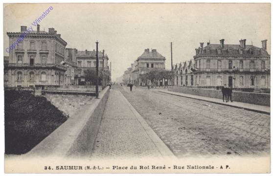 Saumur, Place du Roi Rene
