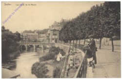 ak156645 Sedan, Les bords de la Meuse